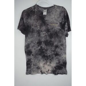 RIPNDIP Shirt‎ Mens Medium Black Gray Tie Dye All Hail Cat Graphic Tee Nermal